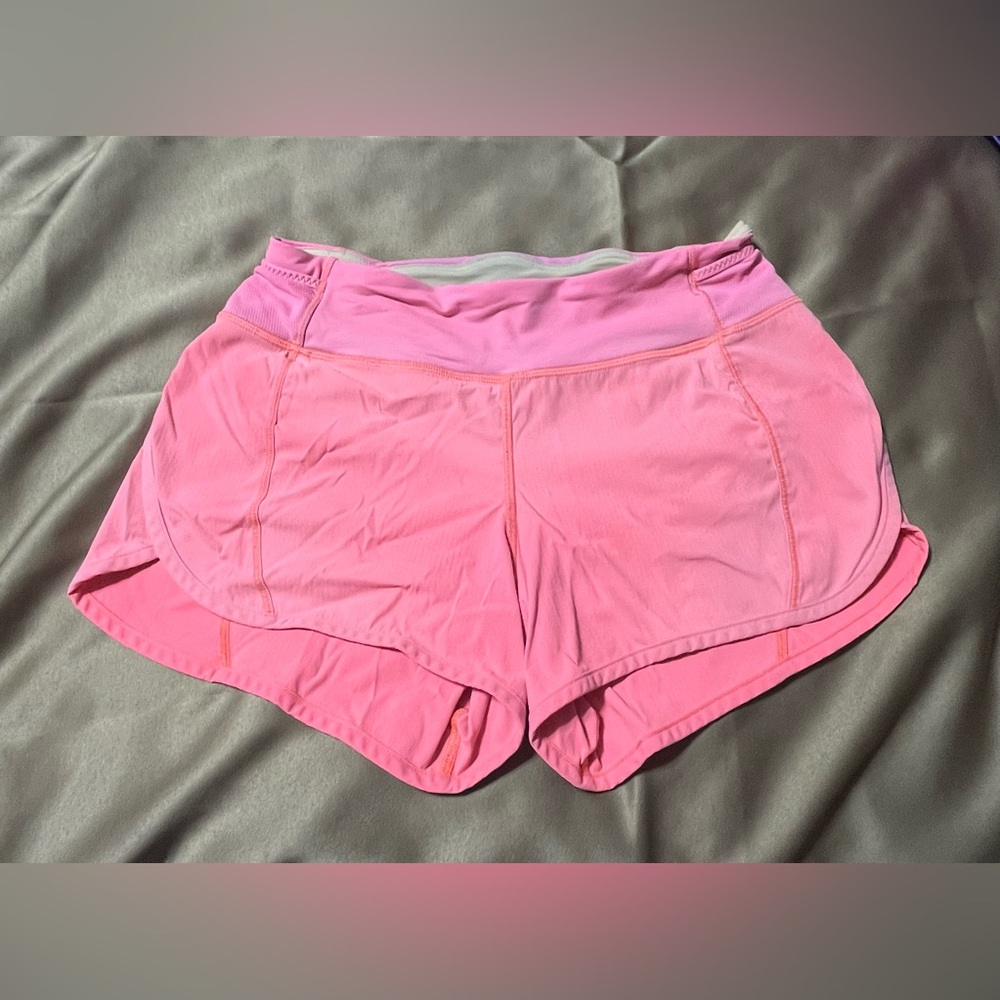 Women's Pink lululemon Shorts - Picture 4 of 9